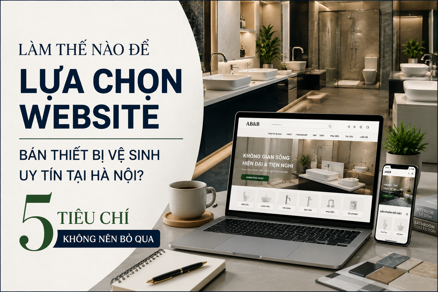 Làm thế nào để lựa chọn website bán thiết bị vệ sinh uy tín tại Hà Nội? 5 tiêu chí không nên bỏ qua