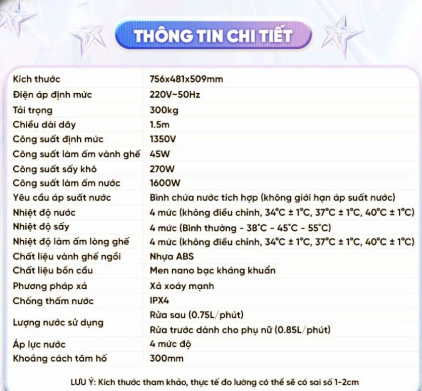 Bồn cầu thông minh Dosho Smart M9