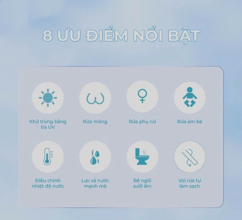 Bồn cầu thông minh Dosho Smart M9