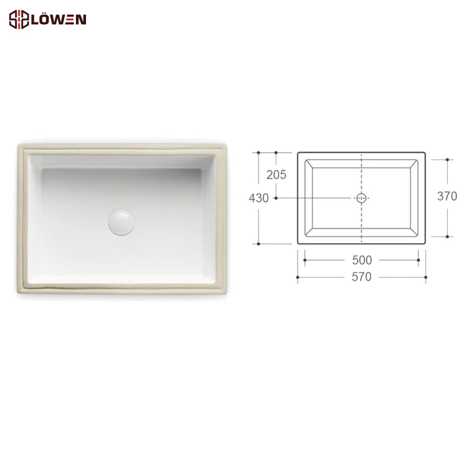 Chậu rửa mặt Lowen LB-102SB (LB102SB)
