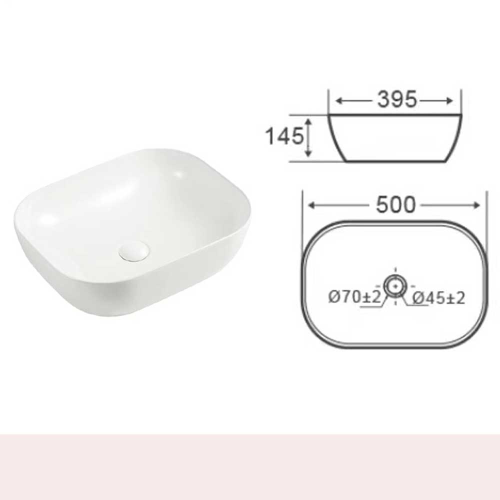 Chậu rửa mặt Lowen LB-217WP (LB217WP)
