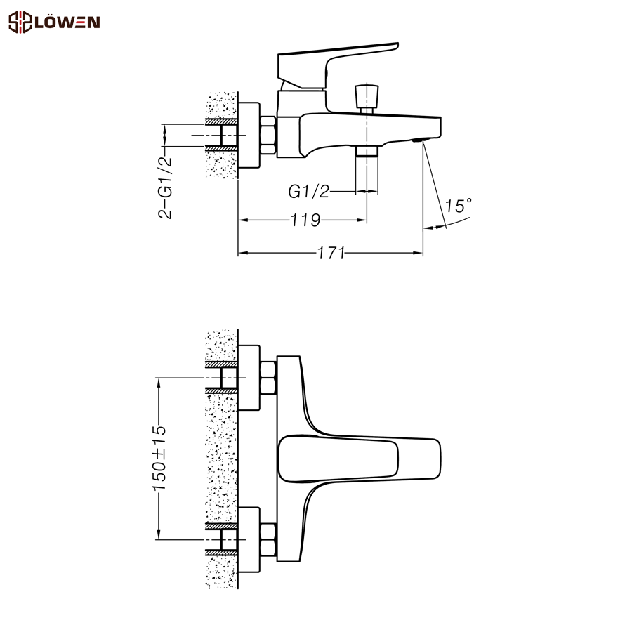 Sen tắm Lowen LS-102S (LS102S)