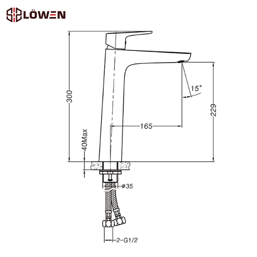 Vòi chậu rửa mặt Lowen LV-201SH (LV201SH)