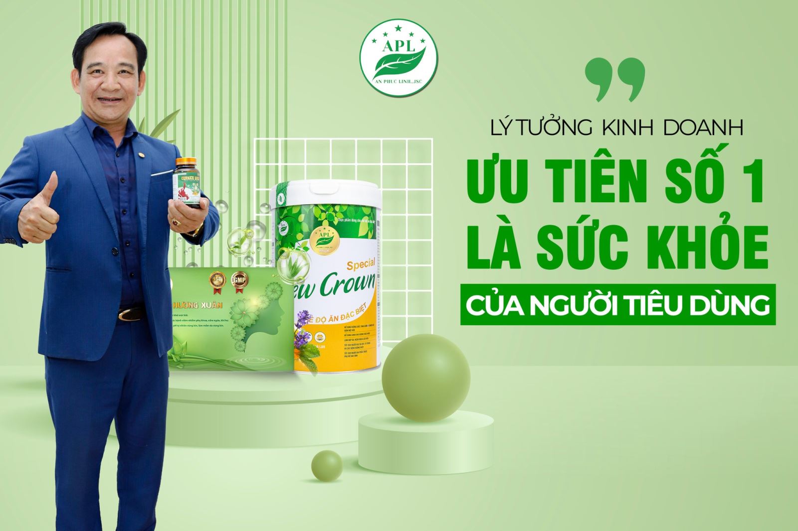 NSƯT QUANG TÈO: ĐẠI SỨ THƯƠNG HIỆU CHO CÔNG TY CỔ PHẦN DƯỢC LIỆU AN PHÚC LINH