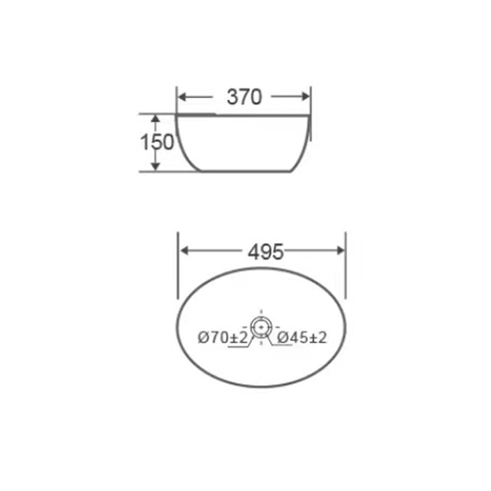 Chậu rửa đặt bàn Lowen LB-216WP (LB216WP)