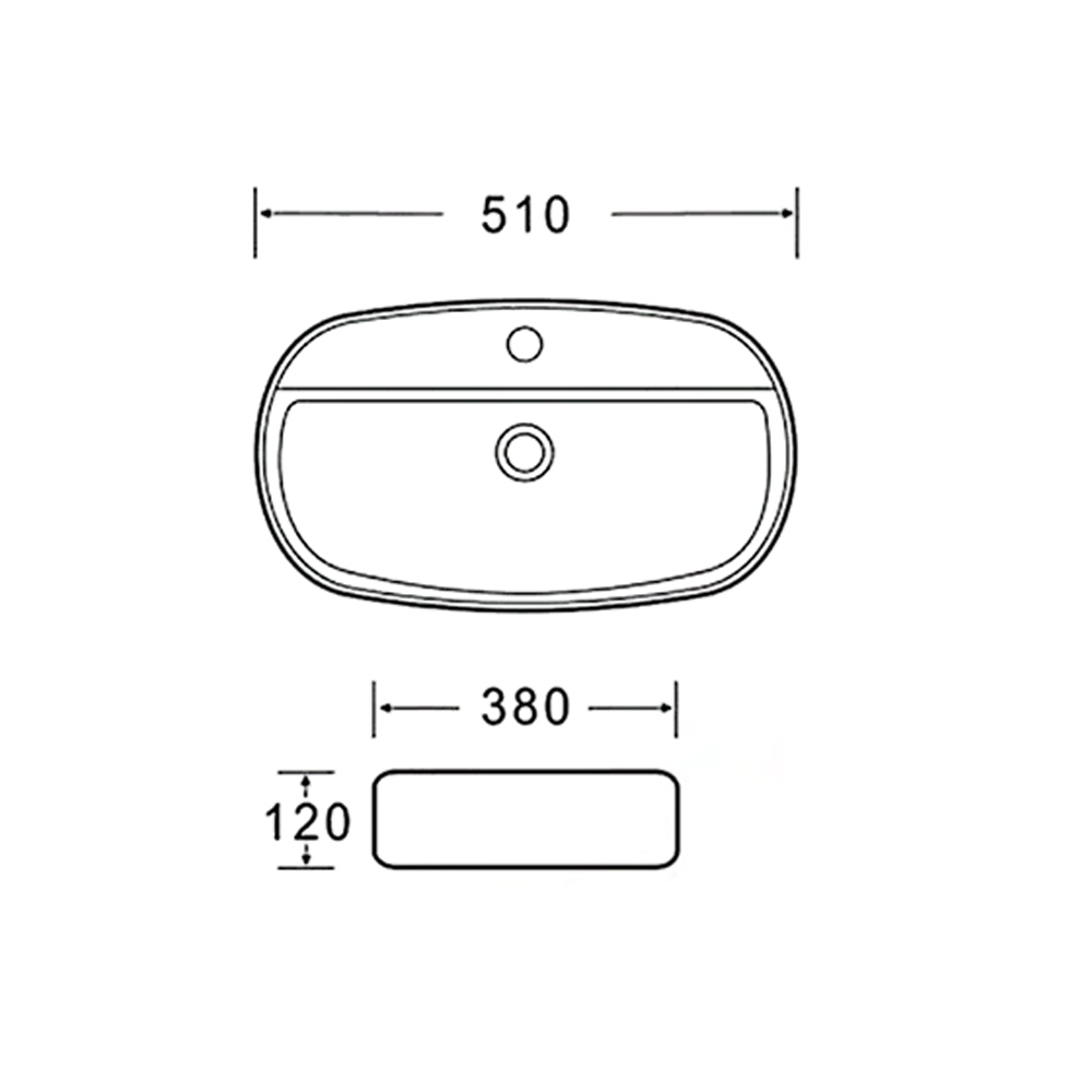 Chậu rửa đặt bàn Lowen LB-220WP (LB220WP)