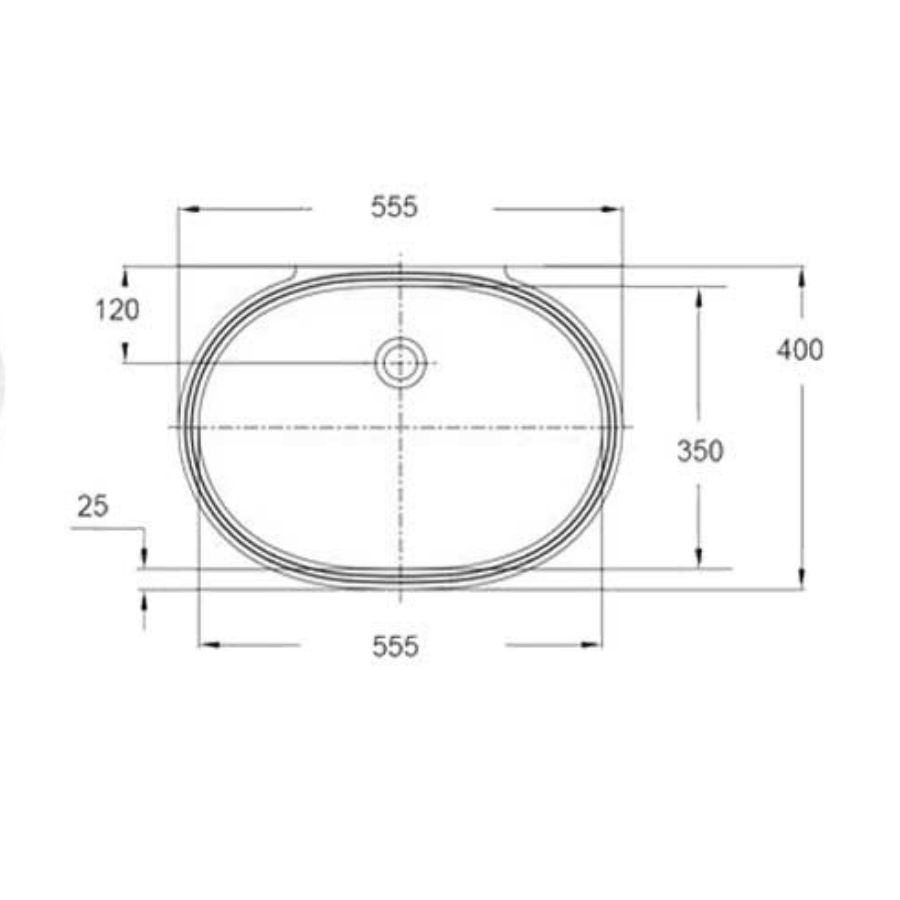 Chậu rửa mặt Lowen LW-101SB (LW101SB)