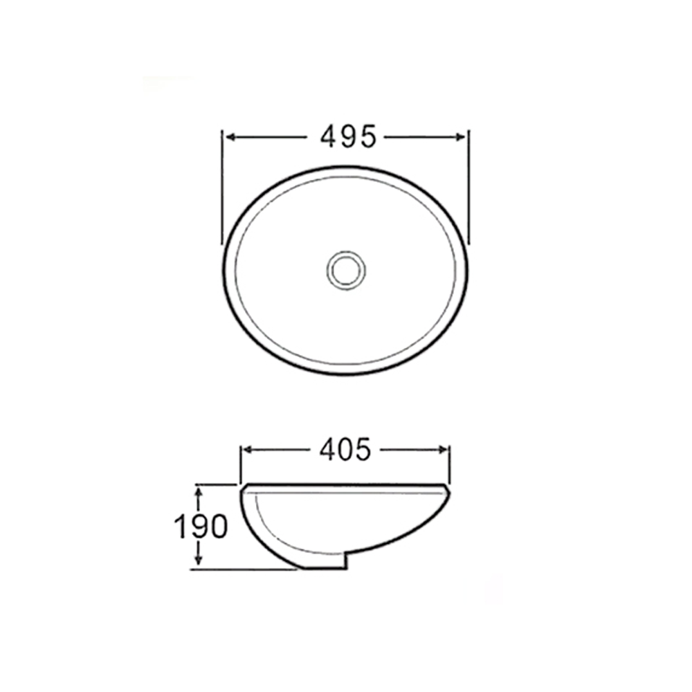 Chậu rửa âm bàn Lowen LW-103SB (LW103SB)